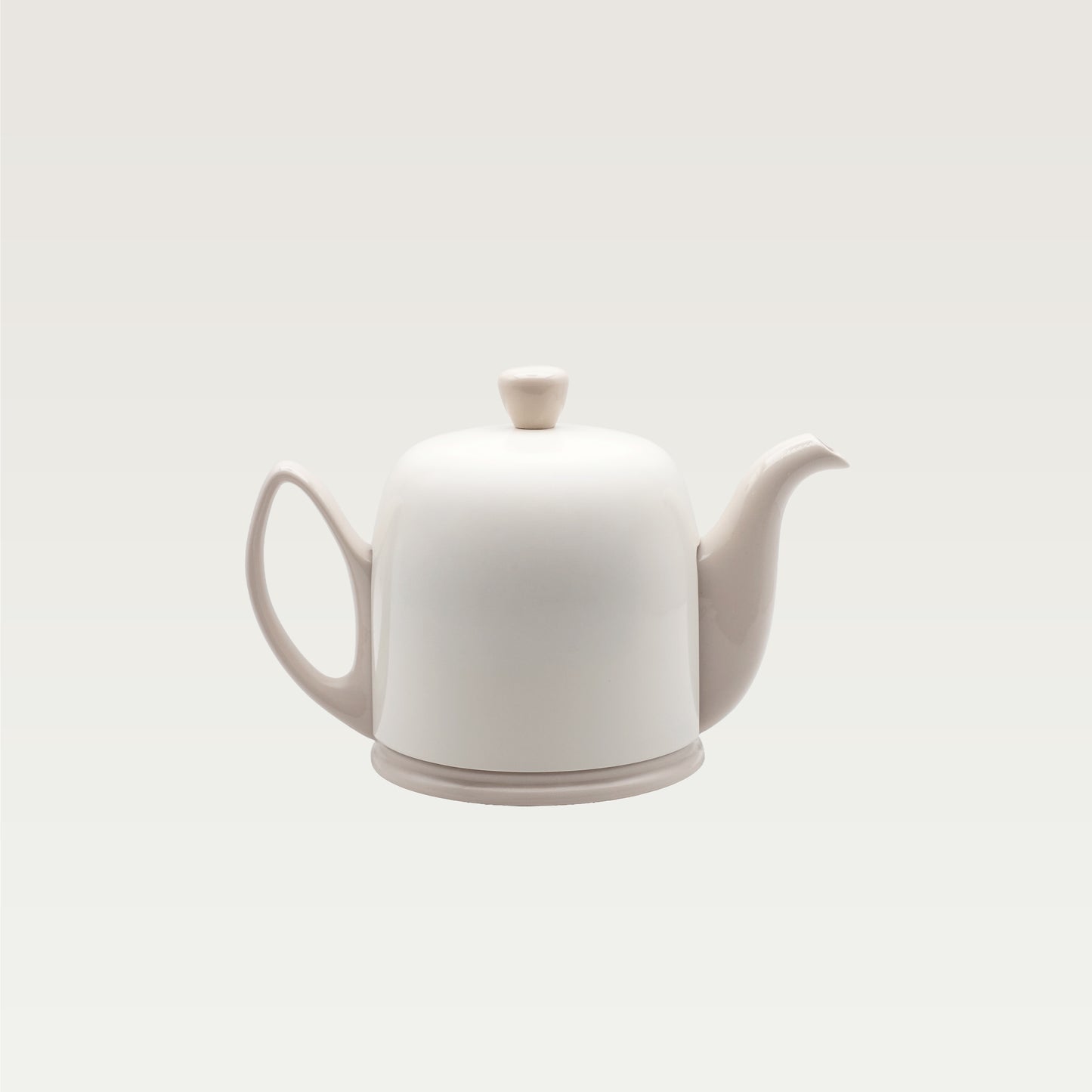 Degrenne Salam Porcelain Cream Beige Tea Pot