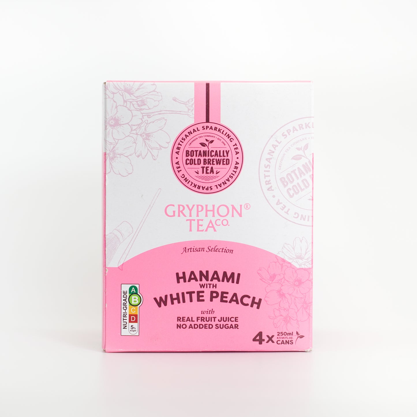 Hanami With White Peach Cans (4 x 250ml)